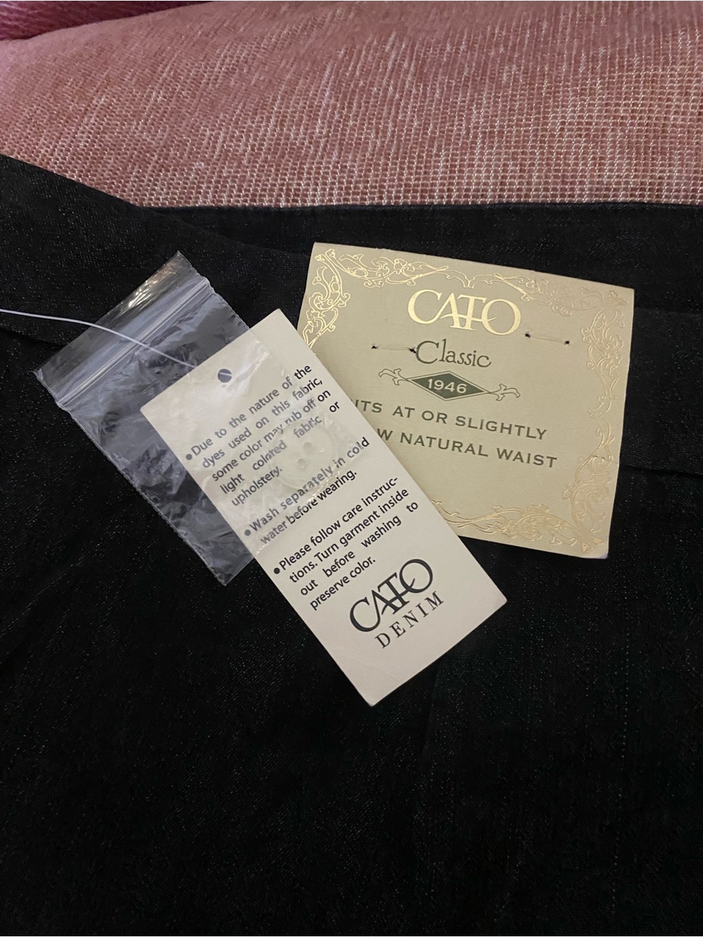 Cato’s Denim Dress Trousers Size 14 NWT - Picture 7 of 9